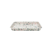 Catalina Small Rectangle Tray, Mint Hibiscus Image