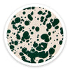 Green & Cream Splatter