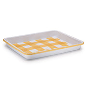 Max Humphrey x CCH Gingham Small Rectangle Tray, Yellow Image2