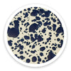 Navy & Cream Splatter