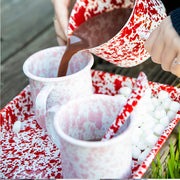Splatter Large Pitcher, Yellow