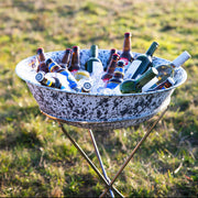 Folding Table Base for Large Trays and Basins